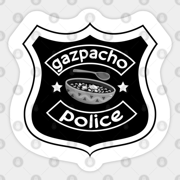Gazpacho Police Sticker by slawers